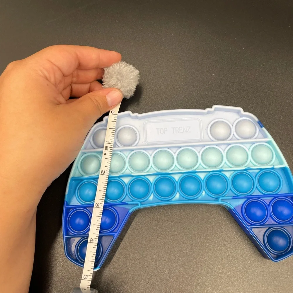 Controller top trenz blue 5” x 7” bubble popit Toy
